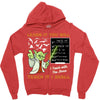 Learn it You Will Teach it i Shall Zipper Hoodie