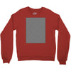 optical illusion skull, ideal gift or birthday present. Crewneck Sweatshirt