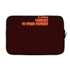 expose yourself to other cultures Laptop sleeve