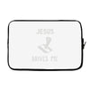 jesus drives me Laptop sleeve