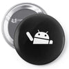 android waving sticker vinyl decal logo car truck window droid cell ph Pin-back button