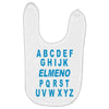 alphabet abc elemno Baby Bibs