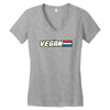 Vegan Parody Cobra Commander Women's V-Neck T-Shirt