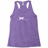 rope heart cat Racerback Tank