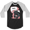 meh says honey badger 3/4 Sleeve Shirt
