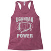 uganda power Racerback Tank