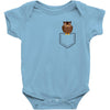 pocket owl Baby Bodysuit