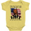 Honor Those Who Place Their Life On The Line Baby Bodysuit