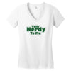 talk nerdy to me Women's V-Neck T-Shirt