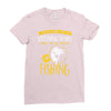fishing in my head! Ladies Fitted T-Shirt