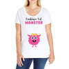 Creating a Lil Monster Baby Girl Ladies Curvy T-Shirt