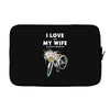 i love when my wife lets me buy another bike Laptop sleeve