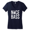 nice bass fishing Women's V-Neck T-Shirt