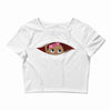 April Peeking Out Baby Girl Crop Top