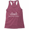 dad pancake maker Racerback Tank