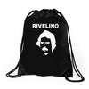 rivelino brazil 70s football world cup legend retro Drawstring Bags