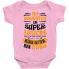 My Daughter Is Super Awesome Her Stepdad Baby Bodysuit