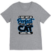 I May Not Be Perfect But My Cat Loves Me V-Neck Tee