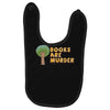 books are murder Baby Bibs