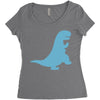 dinosaurus Women's Triblend Scoop T-shirt