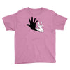 rabbit hand shadow Youth Tee