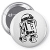 r2 d2 retro star wars sci fi lucas Pin-back button