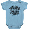 ace of the dead skull Baby Onesie