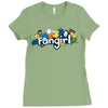 thunder and lightning Ladies Fitted T-Shirt