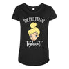 The Orijinal Topknot Tinkerbell Maternity Scoop Neck T-shirt