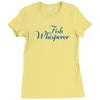 fish whisperer funny Ladies Fitted T-Shirt