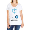 master keyblade Ladies Curvy T-Shirt