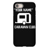 personalised your name caravan club funny gift iPhone 8