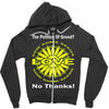 political the 80's 60's hippy anti capitalism Zipper Hoodie