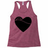 black heart Racerback Tank