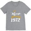 kings are born in 1972 V-Neck Tee