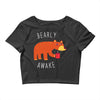 bearly awake Crop Top