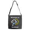 scottish weather Adjustable Strap Totes
