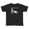 fat people are harder to kidnap funny Toddler T-shirt