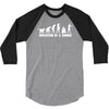 evolution of a zombie 3/4 Sleeve Shirt