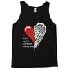 half of my heart is in heaven with my angel Tank Top
