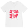 walker high marching band one sound one band one love V-Neck Tee