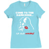 come to the darkside Ladies Fitted T-Shirt