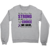 we don't know how strong we are until being strong is the only choice Crewneck Sweatshirt