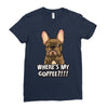 where's my coffee Ladies Fitted T-Shirt