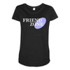 friend zone Maternity Scoop Neck T-shirt