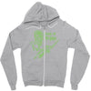 zombie bro (2) Zipper Hoodie