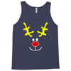 reindeer face novelty christmas Tank Top