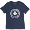 valknut shield V-Neck Tee