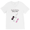 Creating a Little Disney Magic Pink Glitter V-Neck Tee