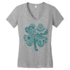 shamrock Women's V-Neck T-Shirt